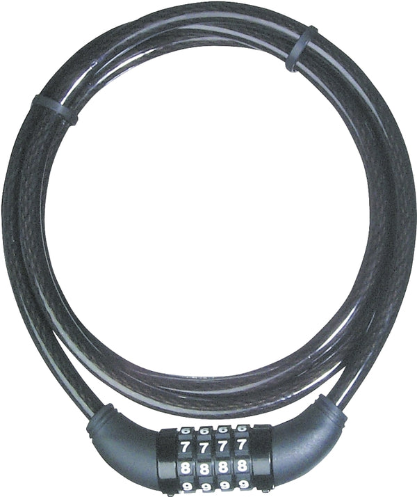 Master Lock 8119DPF 5' Long x 3/8" Diameter Set Your Own Combination Cable Bike Lock
