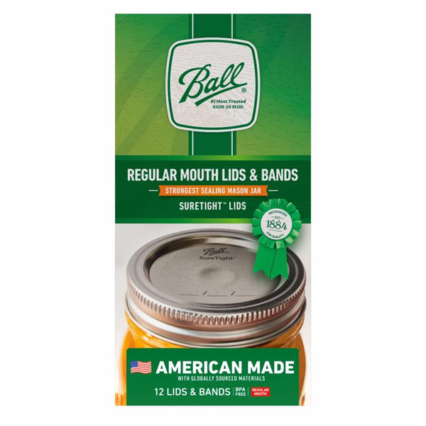 Ball Mason Lid&Bands Reg BX12 1440030060