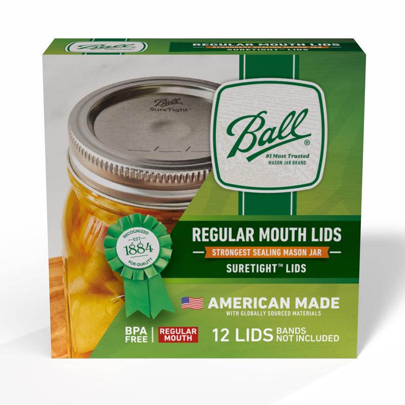 Ball Regular Mouth Lids 12 Count