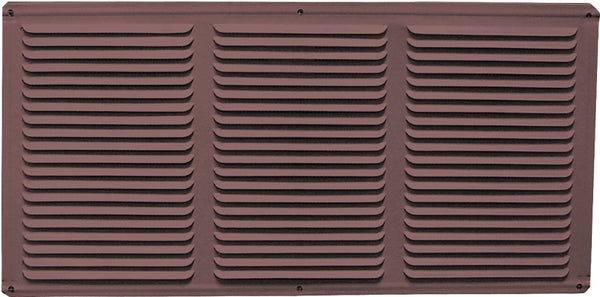 LL Building Products Master Flow EAC16X8BR Undereave Vent, 65 sq-ft Net Free Ventilating Area, Aluminum, Brown