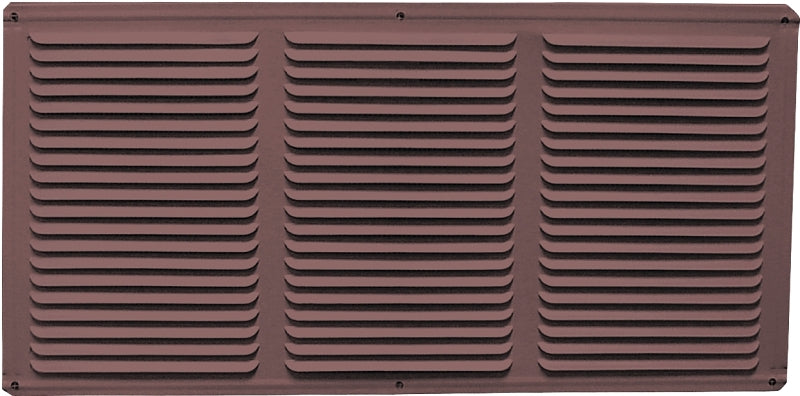 Eave Vent 16x4in Brw Alum Scr