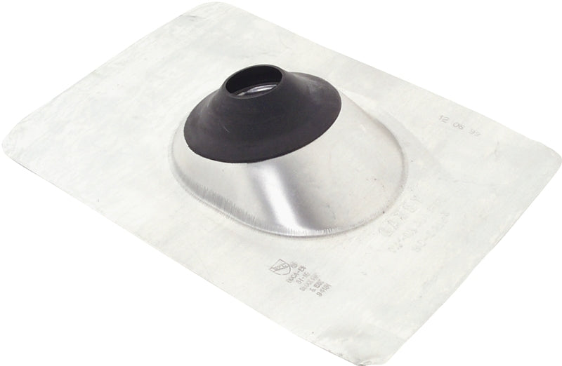 Oatey 12920 Calk Roof Flashing, 12 in W X 16 in L, Aluminum, 1.25-Inch - 1.5-Inch