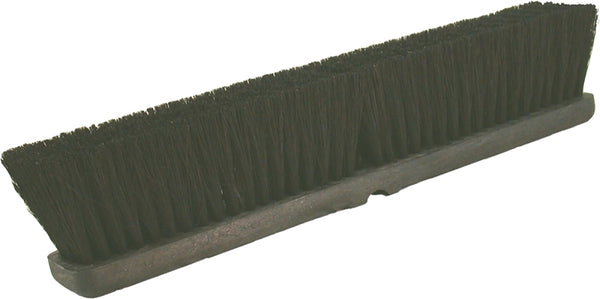 BIRDWELL CLEANING 2026-12 Tampico Fiber Push Broom Head, 24" x 2-5/8" x 7/8", Black