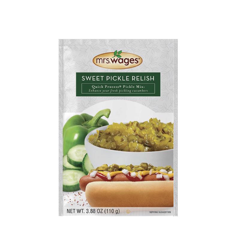 Precision Foods Mrs. Wages Quick Process Sweet Pickle Relish Mix, 3.88 Ounce