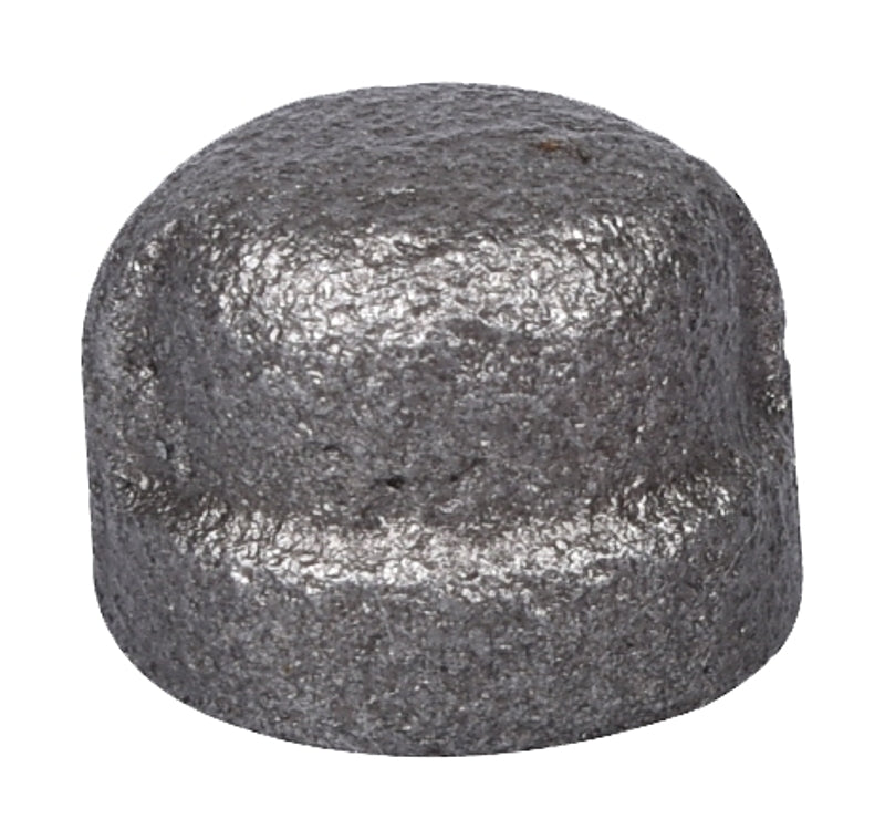 WORLDWIDE SOURCING B300 6 1/8 Cap Black Malleable