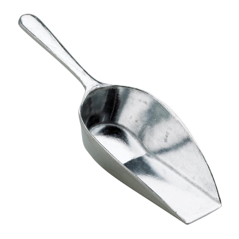 HIC Kitchen Flat Bottom Food Utility Scoop, 4.5-Inch, 100-Millimeter, Commercial-Grade Anodized Cast Aluminum