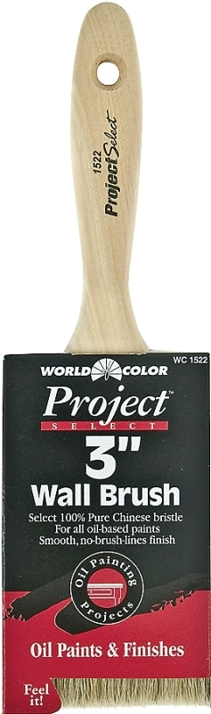 Linzer Products 1522-0300 3" White China Bristle Impact Varnish & Wall Paint Brush 1522-3