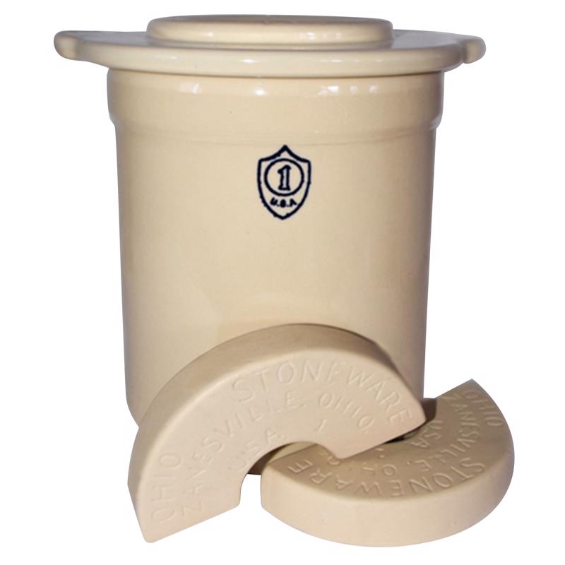 Stoneware Crock 1gal Set