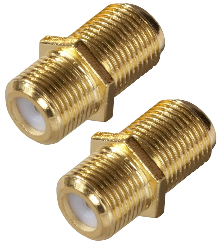 AmerTac - Zenith VA1002RG6FT Feed Thru F Connectors, 2 Piece