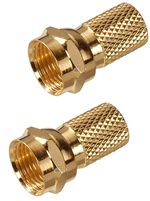 AmerTac - Zenith VA1002RG6TW TwistOn F Connectors, 2 Piece