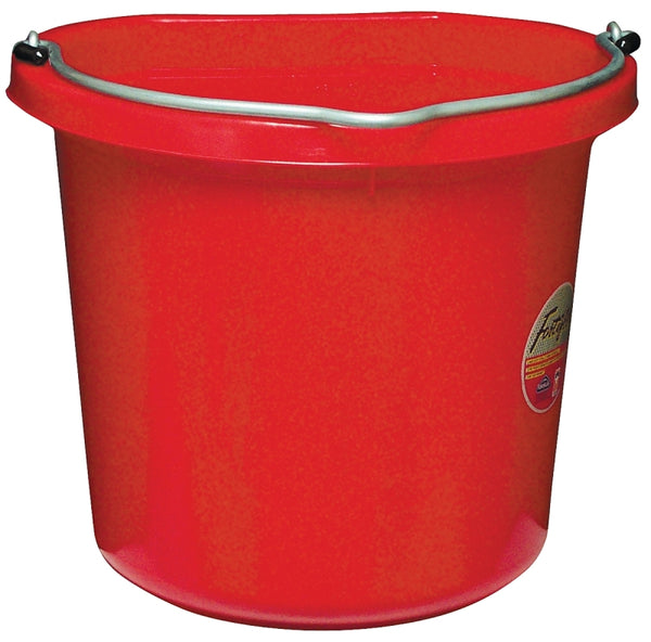 Fortex/fortiflex Fb-120r Flat-Sided Red Bucket, 20 Quart