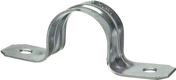 Halex 61207B 2-Hole Conduit Strap, 3/4 in, Steel