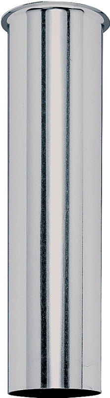 Plumb Pak PP20209 Sink Tailpiece, 1-1/2 in Dia X 6 in L, Flanged, 22 Ga, Chrome Plated, 1-1/2" x 6"