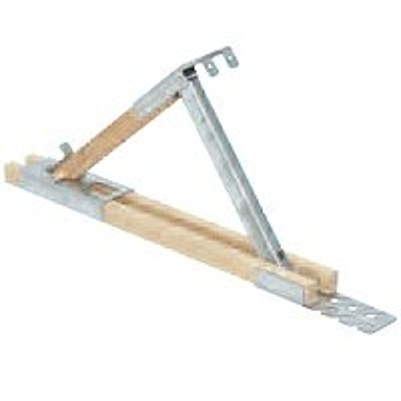 Guardian Fall Protection 2510 Adjustable Wood/Steel Roof Bracket, 12-Inch