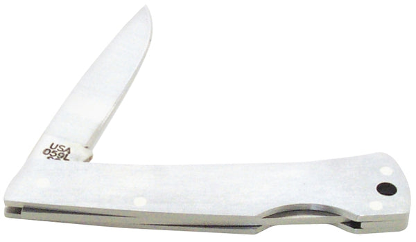 Case WR XX Pocket Knife Brushed Stainless Executive Lockback Item #004 - (M1059L SS) - Length Closed: 3 1/8 Inches 00004