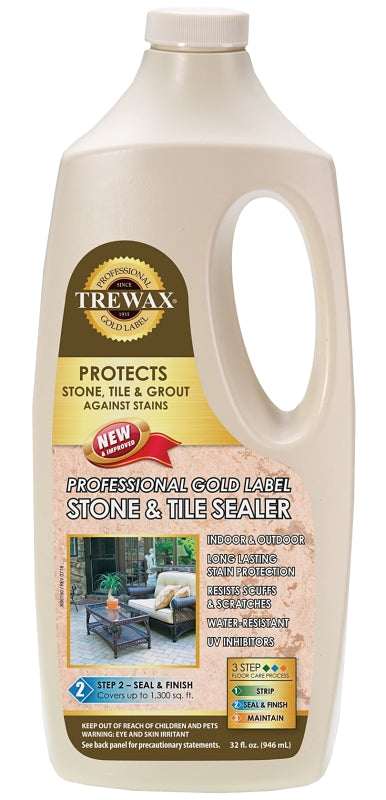 Trewax Professional Gold Label Stone And Tile Sealer, Concrete Sealer, 32-Fluid Ounce