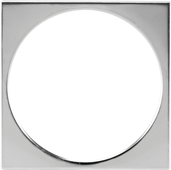 Oatey 42042 Tile Ring, 4-1/4" x 4-1/4" Stainless Steel Chrome-Plated