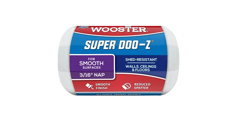 Wooster Brush R206-4 Paint Roller Cover, 4 Inch, White