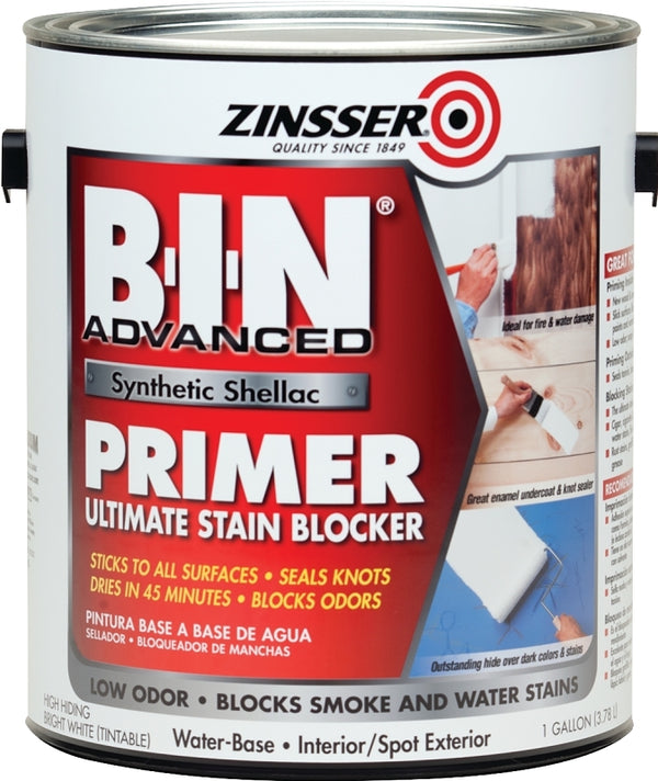 Rust-Oleum Zinsser BIN Advanced White Primer and Sealer For All Surfaces 1 gal. 270976