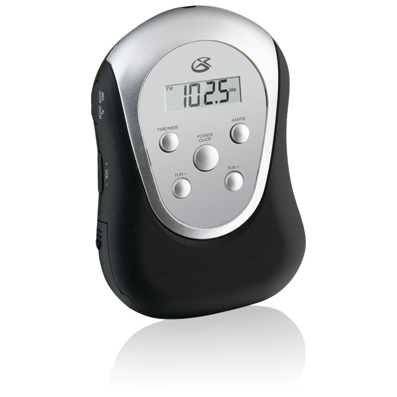GPX R300S Am/FM Armband Radio with Earbuds,Black