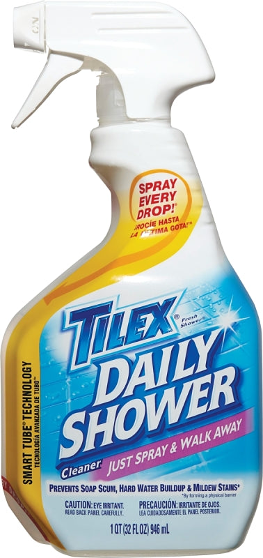 Clorox Plus Tilex Fresh Daily Shower Cleaner, 32 Ounce Spray Bottle (Package May Vary)