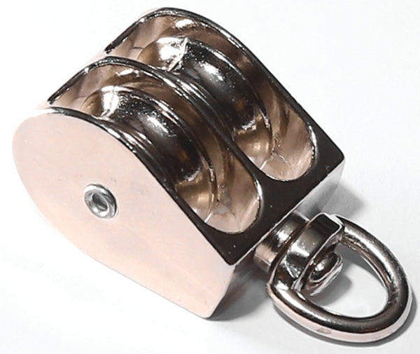 Baron Mfg Company Rope Pulley Swvl Dbl Zn 1-1/2 0178ZD-1-1/2