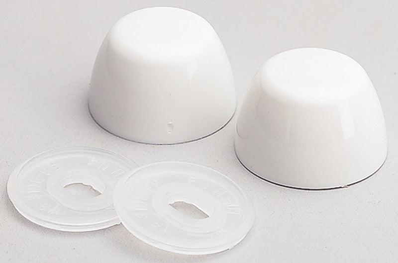 Fluidmaster 7115 Replacement Toilet Bolt Caps In White