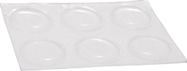 Shepherd Hardware 9965 3/4-Inch SurfaceGard Self-Adhesive Round Transparent Bumper Pads, 8-Count