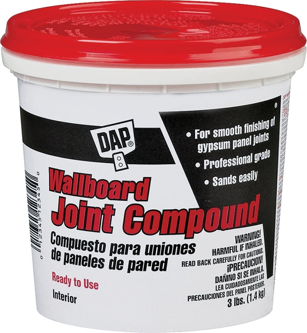 DAP Wallboard Joint Compound, White, 3 Lb (7079810100)