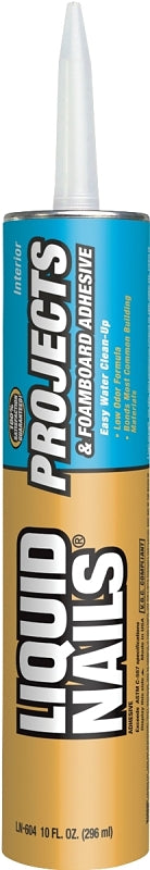 Liquid Nails Projects and Foam Board Construction Adhesive (LN604),10 oz