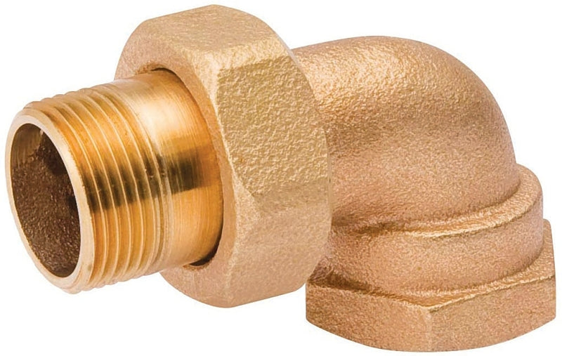 B & K 109-383 Radiator Elbow With Nut 1/2"