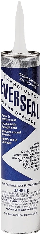 Pick-Proof Adhesive Sealant, 10.3oz, Clear