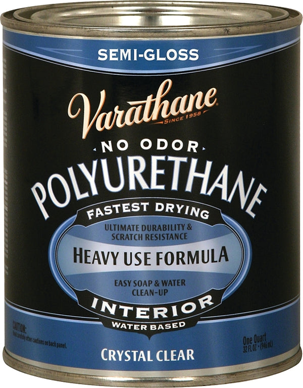 Rust-Oleum Varathane 200141H Water-Based Ultimate Polyurethane, Quart, Semi-Gloss Finish