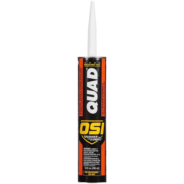 OSI Quad Window, Door and Siding Sealant Red 223, 10 fl oz, Cartridge 1637013