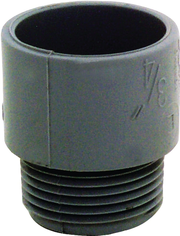 Carlon E943E-CTN Terminal Adapter 3/4 in MPT x Socket Gray
