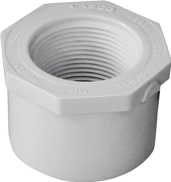 Lasco 438250bc Pipe Reducing Bushing, White