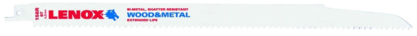 Lenox 5-Pack 12-in 6-Tpi Bi-Metal Reciprocating Saw Blade 20585156R