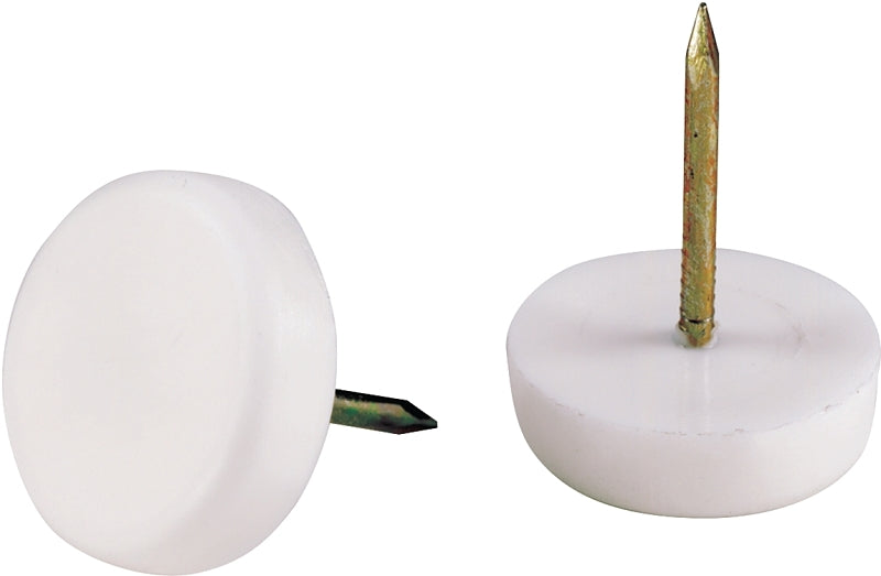 Shepherd Hardware 9102 7/8-Inch Furniture Tack Glides, 4-Pack