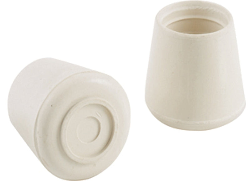 Tip Furniture Leg 5/8in White