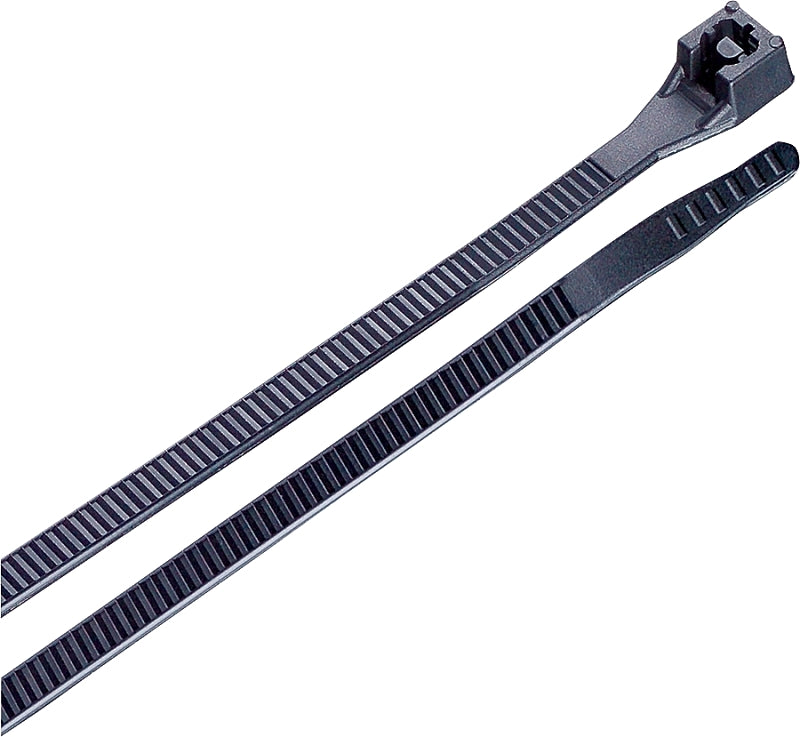 GB 46-315UVB DoubleLock Nylon 6/6 Cable Tie, 14" Length, 4" Max