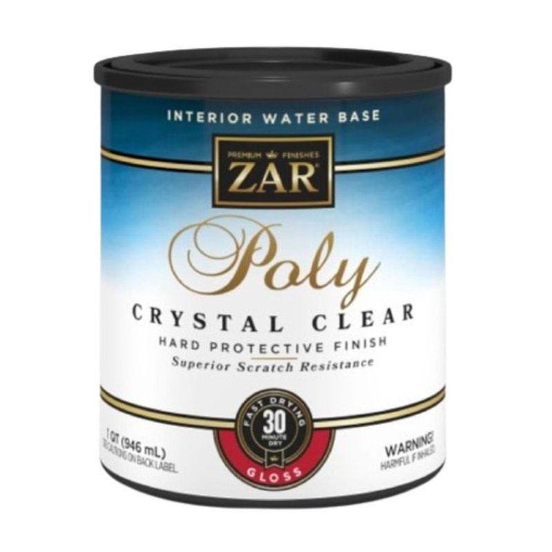 ZAR 32412 Clear qt. Aqua Gloss Water-Based Polyurethane 1