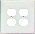 Leviton 2g Jmb Wht Duplex Recpt Plate 2750W-BOX
