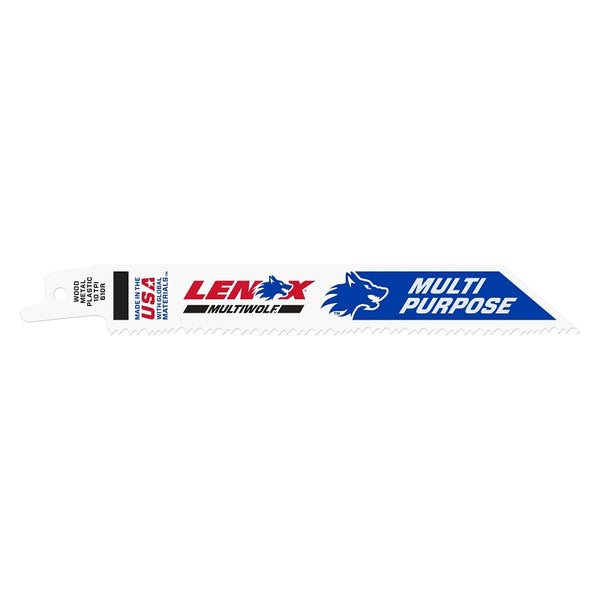 Lenox 6 in. Bi-Metal Reciprocating Saw Blade 10 TPI 1 pk 20561S610R