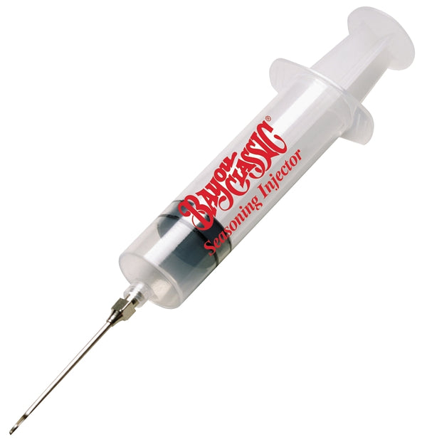 Bayou Classic 5030 2-oz Seasoning Injector Includes Stainless Steel Needle Perfect Way to Marinate Poultry Beef Pork and Wild Game