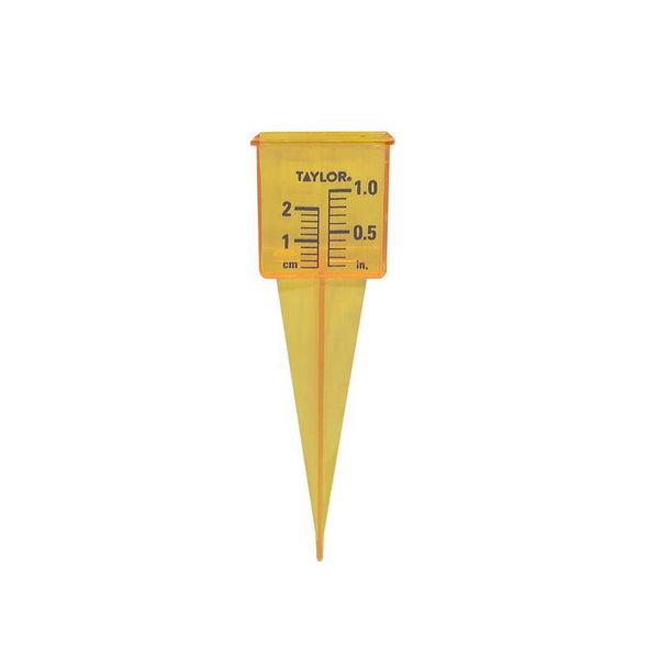 Taylor Sprinkler Gauge 1'' Yellow Plastic 2728