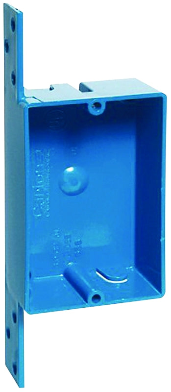 Carlon B108B-UPC Switch/Outlet Box with Bracket, 1-Gang, Depth: 1-1/4", Non-Metallic