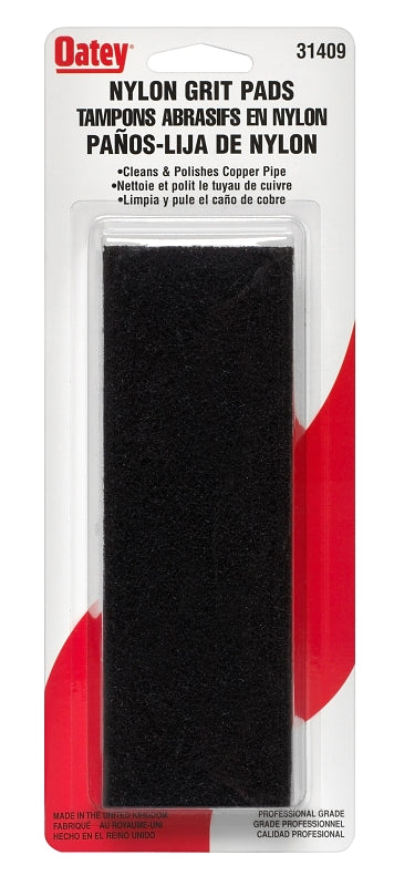 Oatey 31409 Reusable Grit Pad, 6 In L X 2 In W