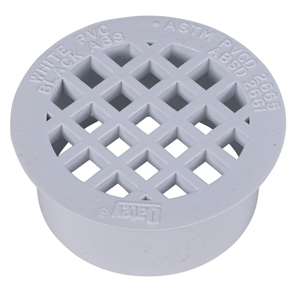 Oatey 43561 Bathroom Sink and Tub Drain Strainers, 2", White