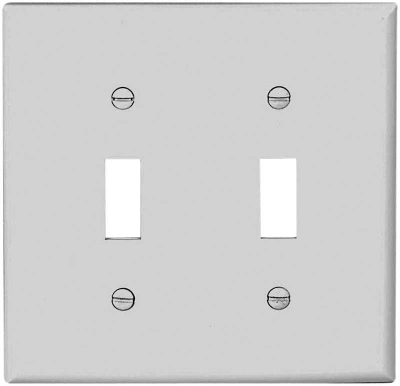 EATON Wiring Double Gang Nylon Switch Wall Plate