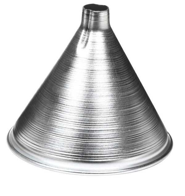 Harold Import HIC Silver 4 in. H Aluminum 8 oz. Funnel 697 (10-Pack)
